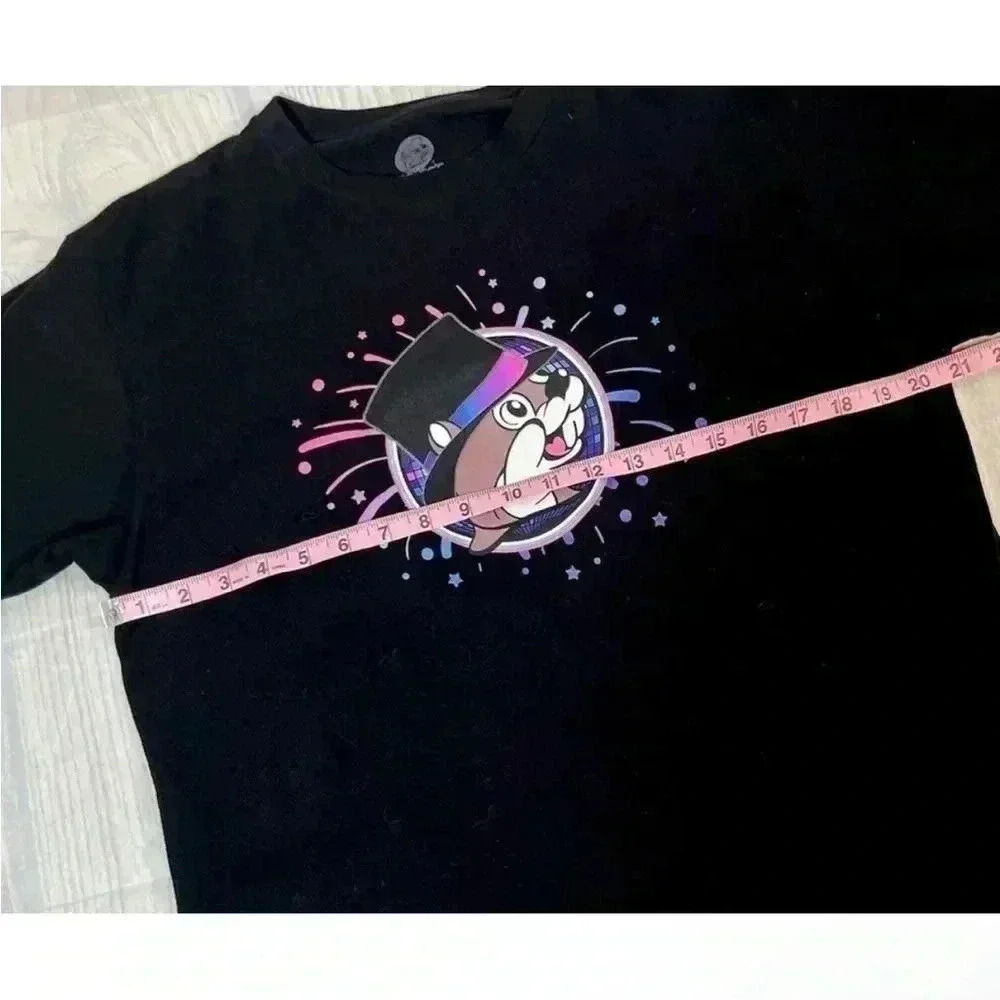 Buc-ee's T Shirt Adult L Black Happy New Year 2023 Short Sleeve Crew Neck beaver - Picture 11 of 15